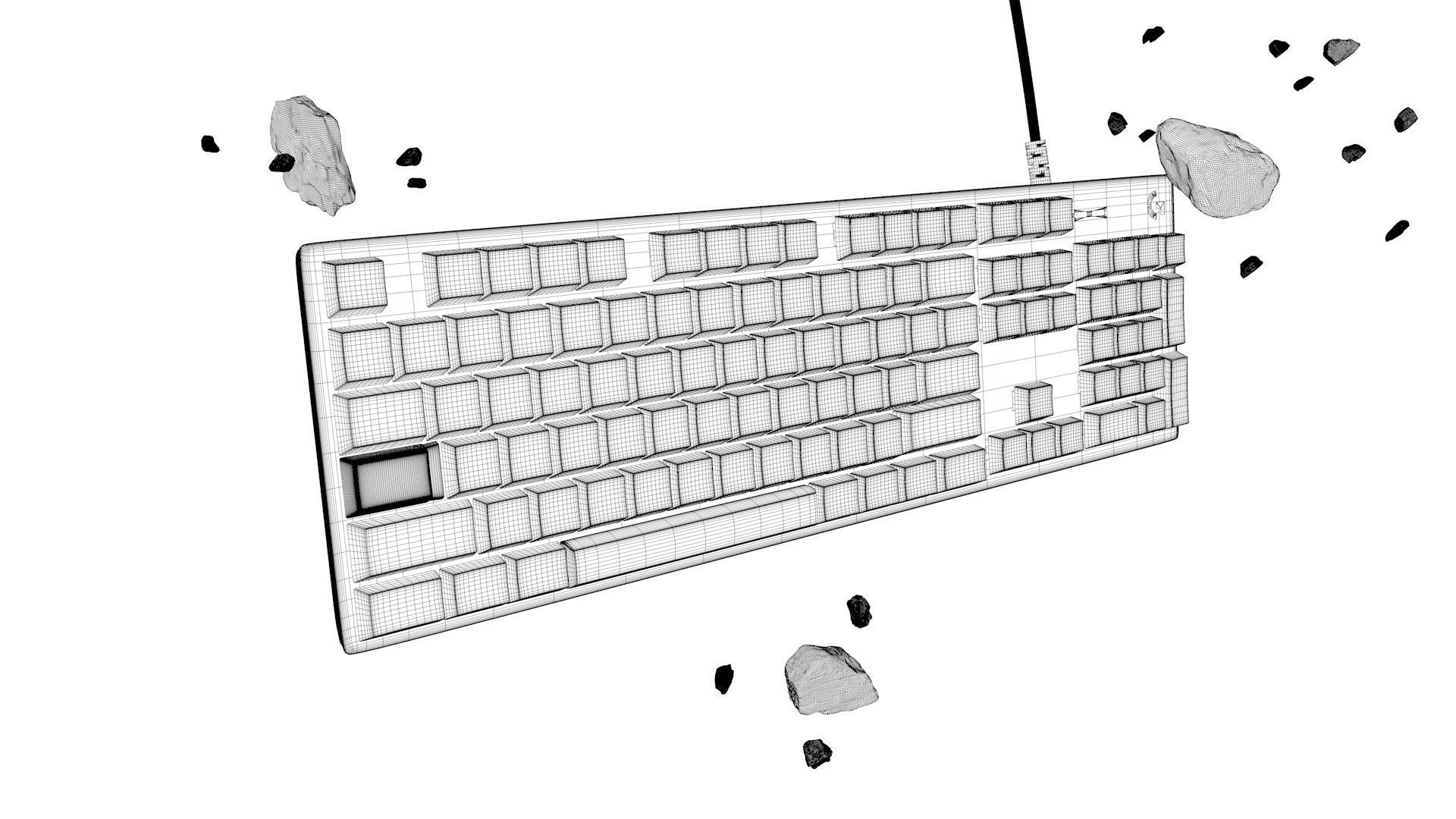 Logitech G513 Carbon 3D model_5