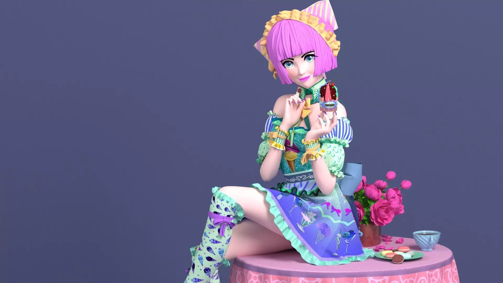 girl 3D model