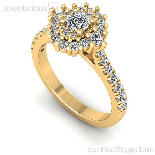Jewelicious-2007-Ring gold engagement ring with diamonds