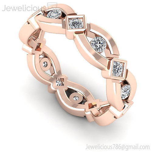 Jewelicious-1933-Ring diamond eternity band gold