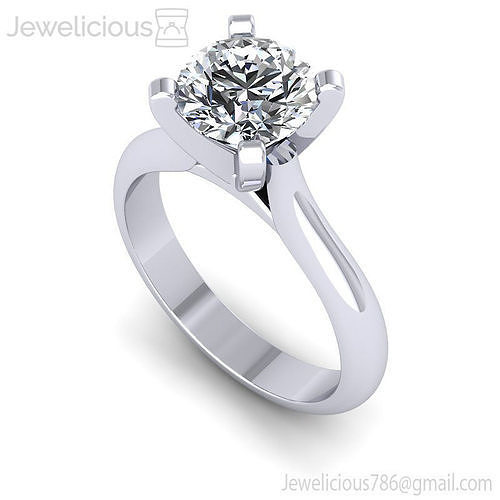 Jewelicious-1932-Ring engagement ring with solitaire setting