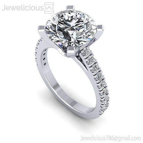 Jewelicious-1915-Ring round diamond engagement ring