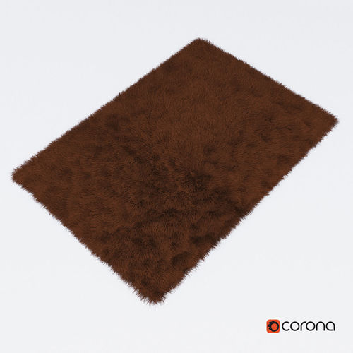 Carpet Snow H169-brown 3D model