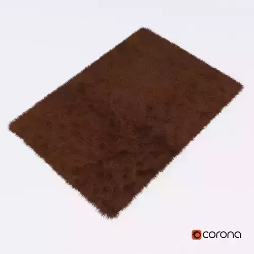 Carpet Snow H169-brown 3D model