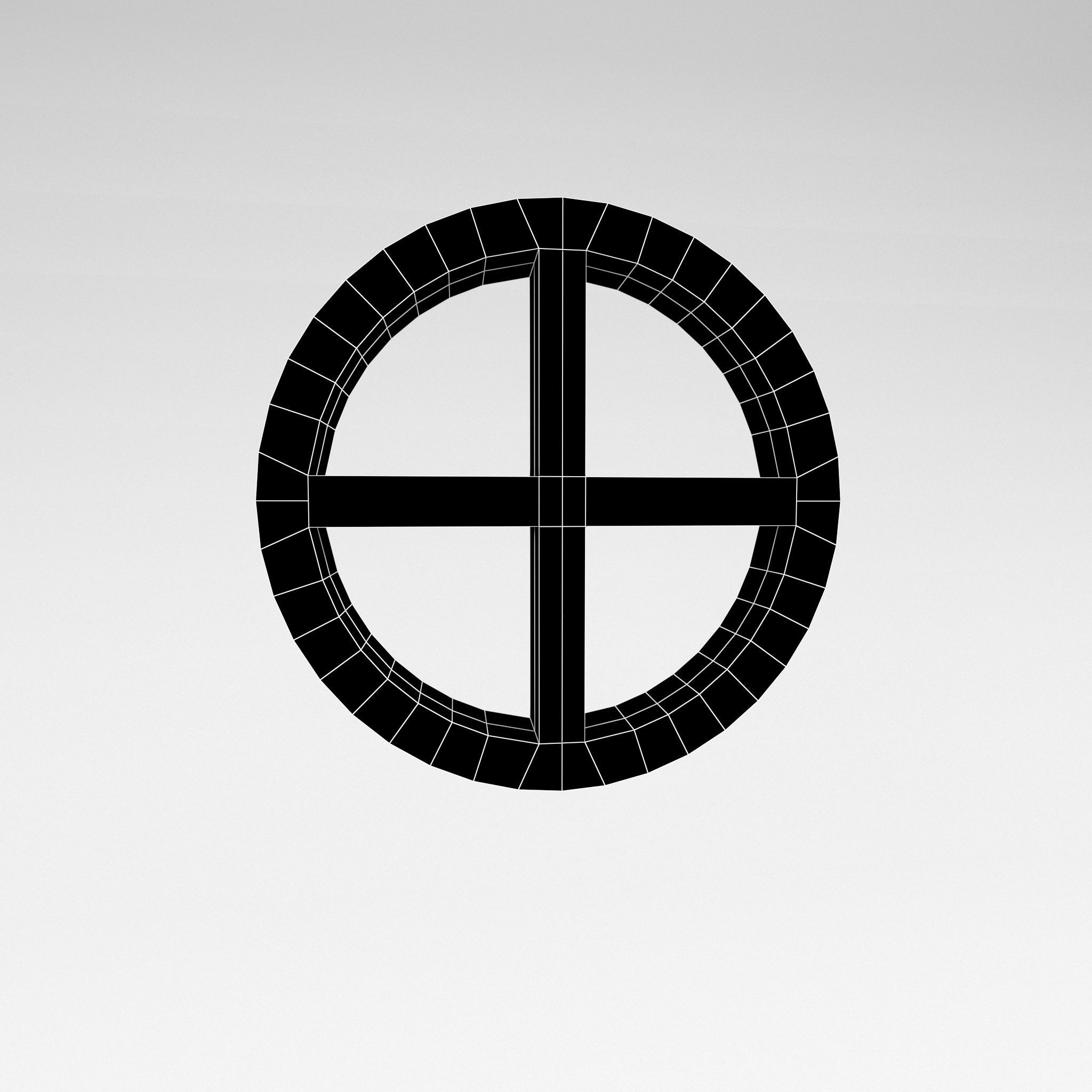 Earth v1 001 Low-poly 3D model_4