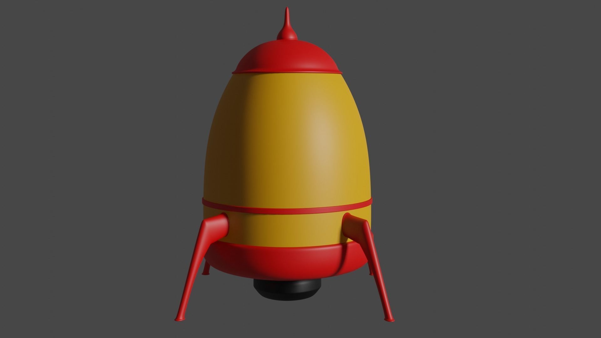 Space Shuttle Free low-poly 3D model_3