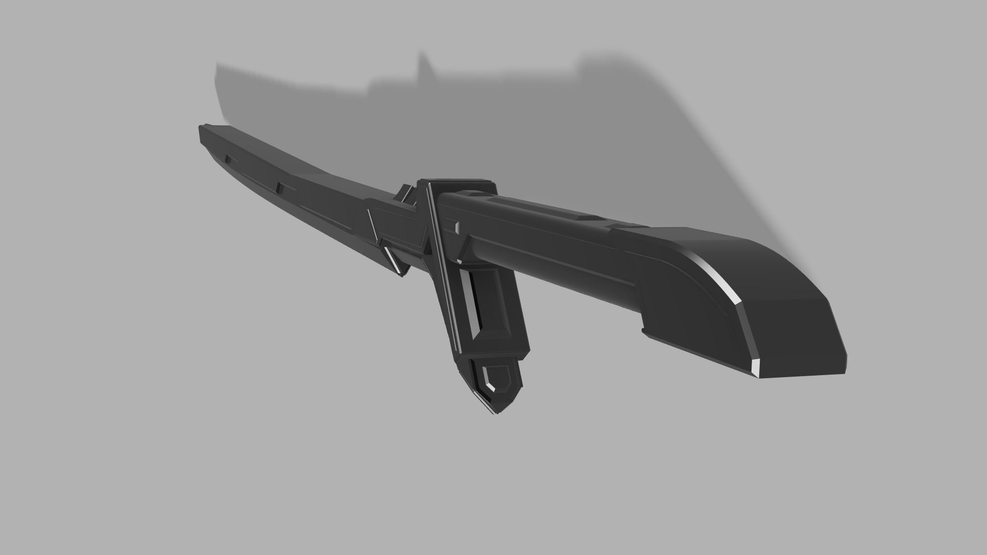 3d model Yasuo Project Katana coplay 3D print model_8