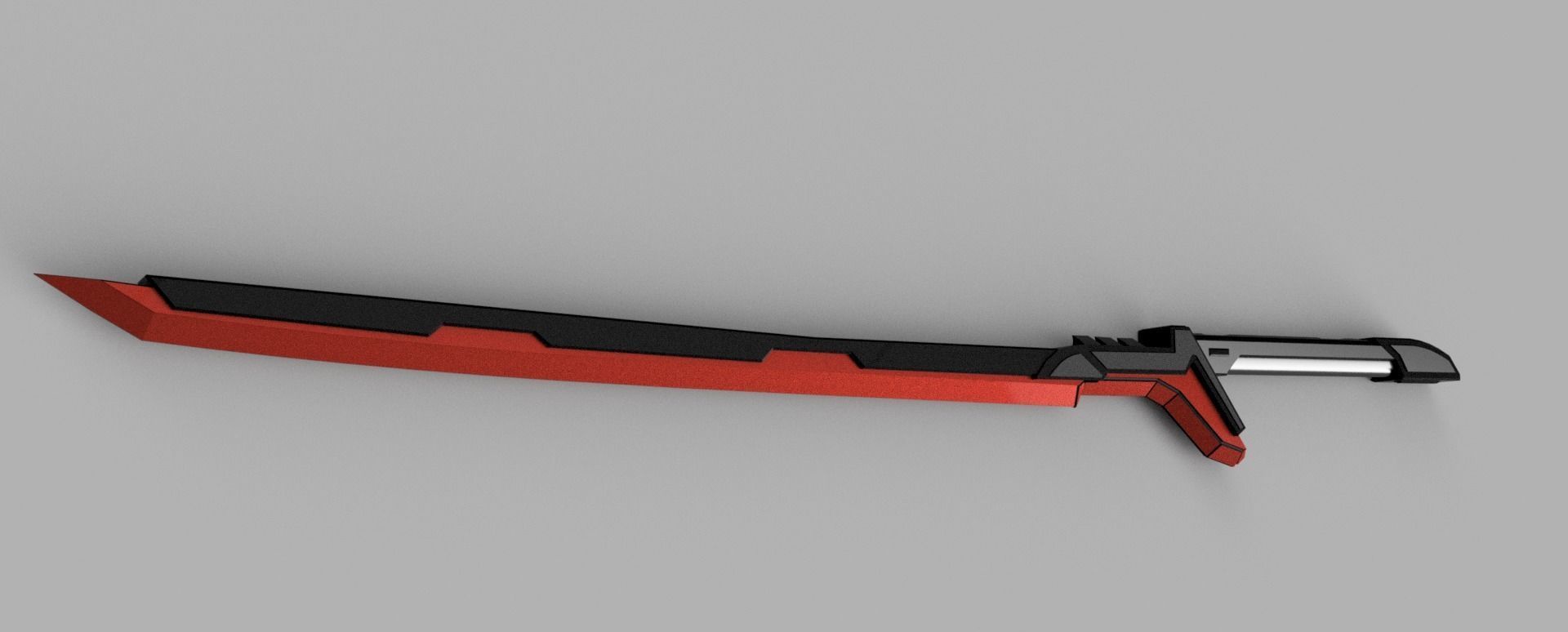 3d model Yasuo Project Katana coplay 3D print model_1