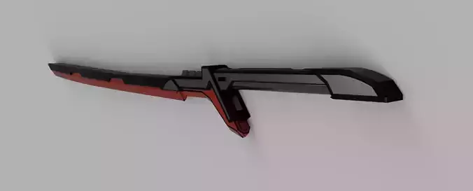 3d model Yasuo Project Katana coplay