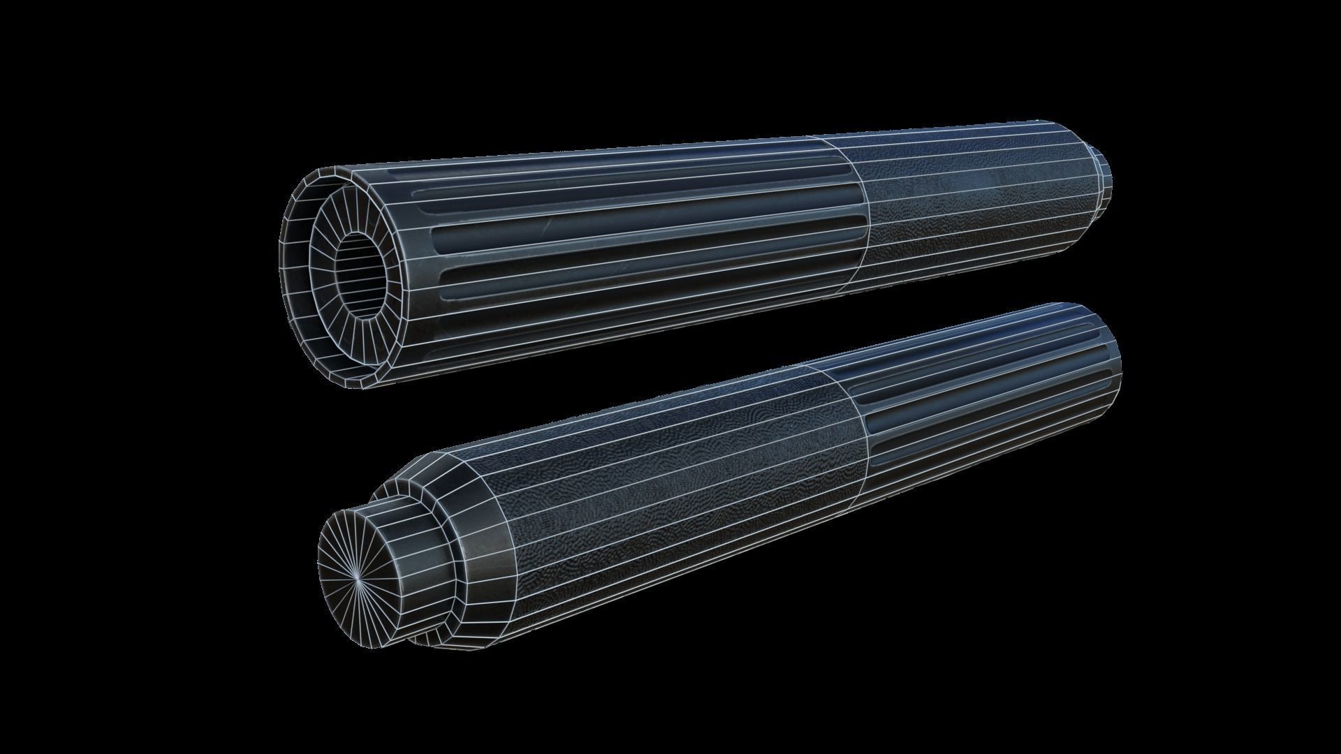 Modular Bullpup Rifle-Squad Automatic Weapon Variant Low-poly 3D model_78