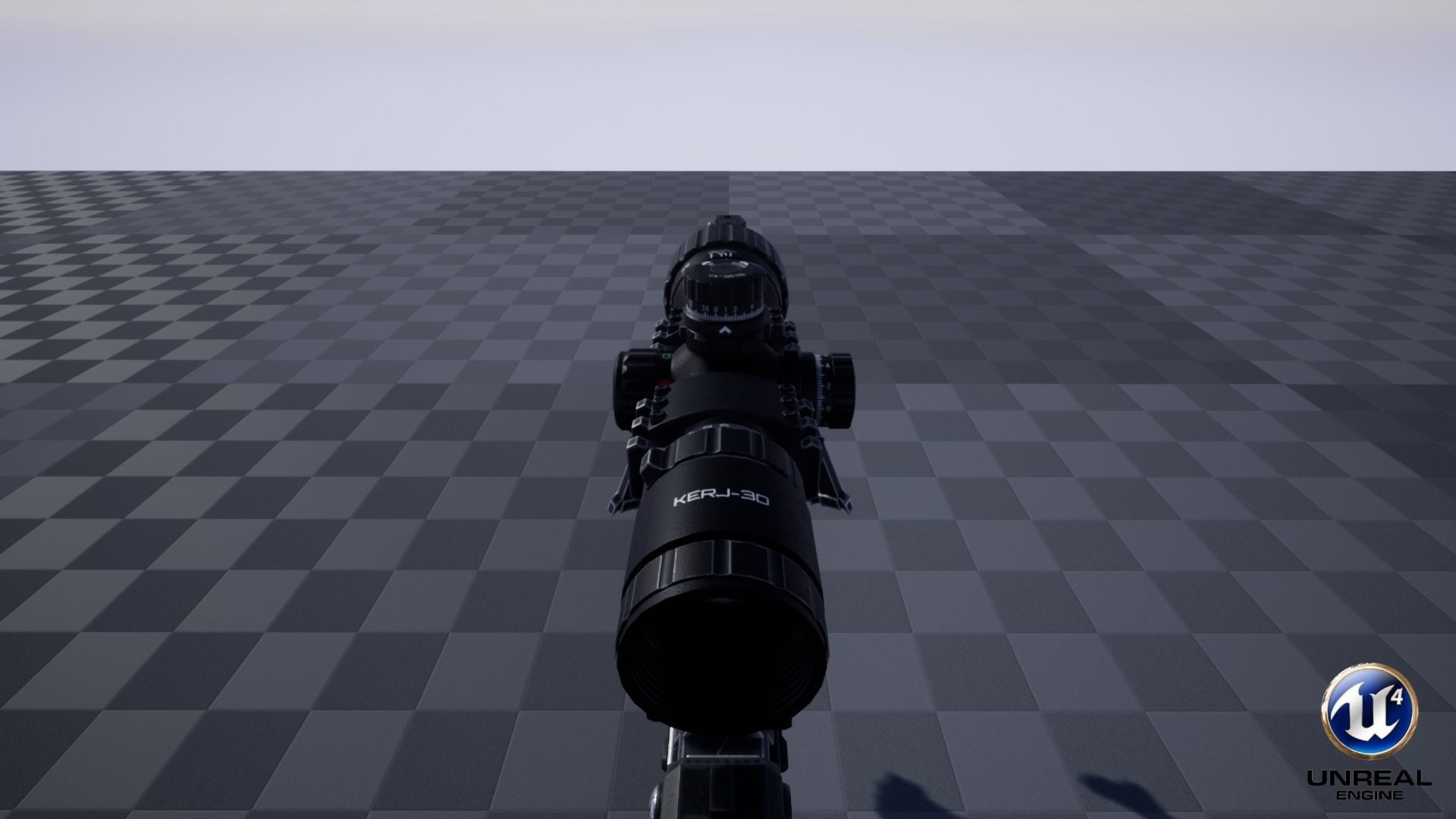 Modular Bullpup Rifle-Squad Automatic Weapon Variant Low-poly 3D model_35