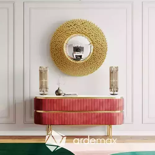 Edith sideboard with decor set 