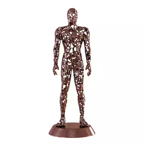 Men metal figurine