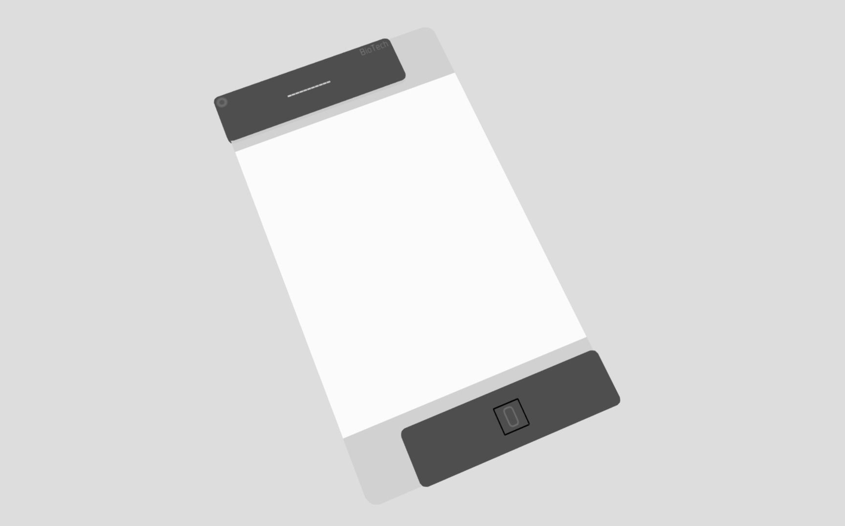 Sci-fi Clear Phone Low-poly 3D model_15