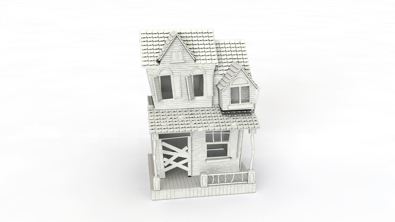 Haunted house 3D model_6