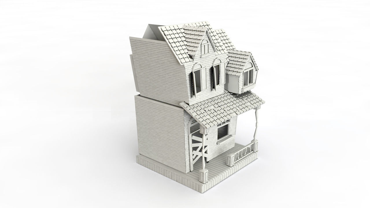 Haunted house 3D model_7