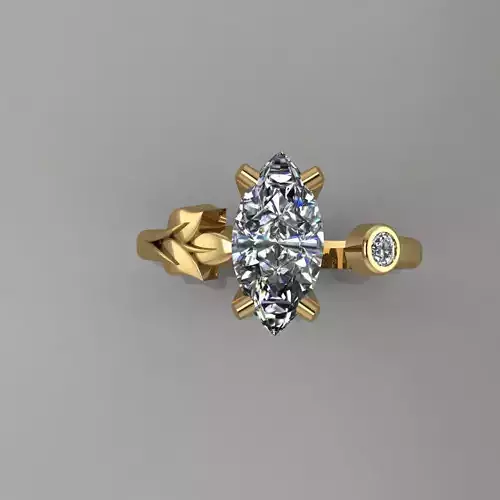 Ring - Diamond 3D print model