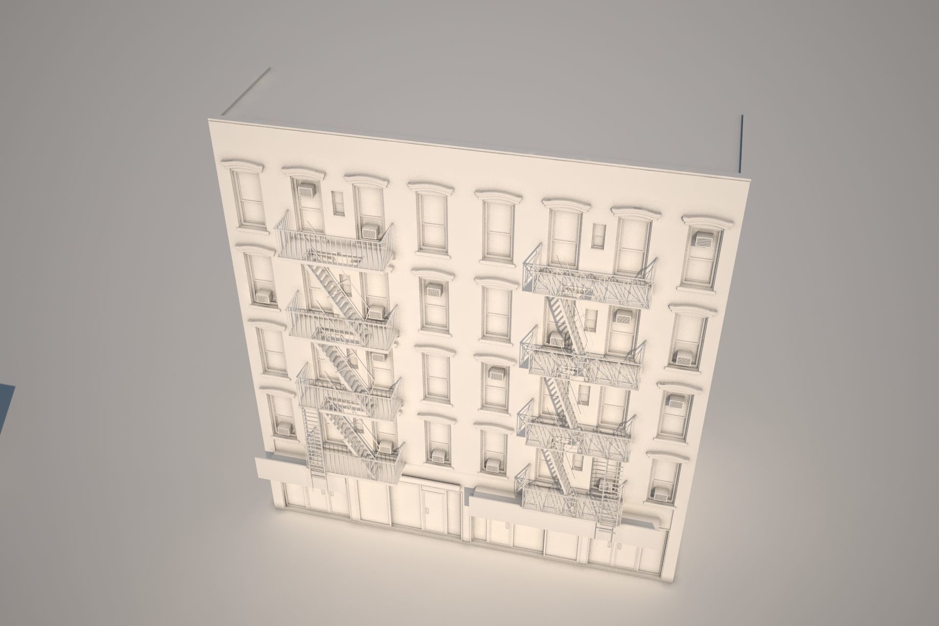Context Building Nr2 Building Orchard st  New York 3D model_7