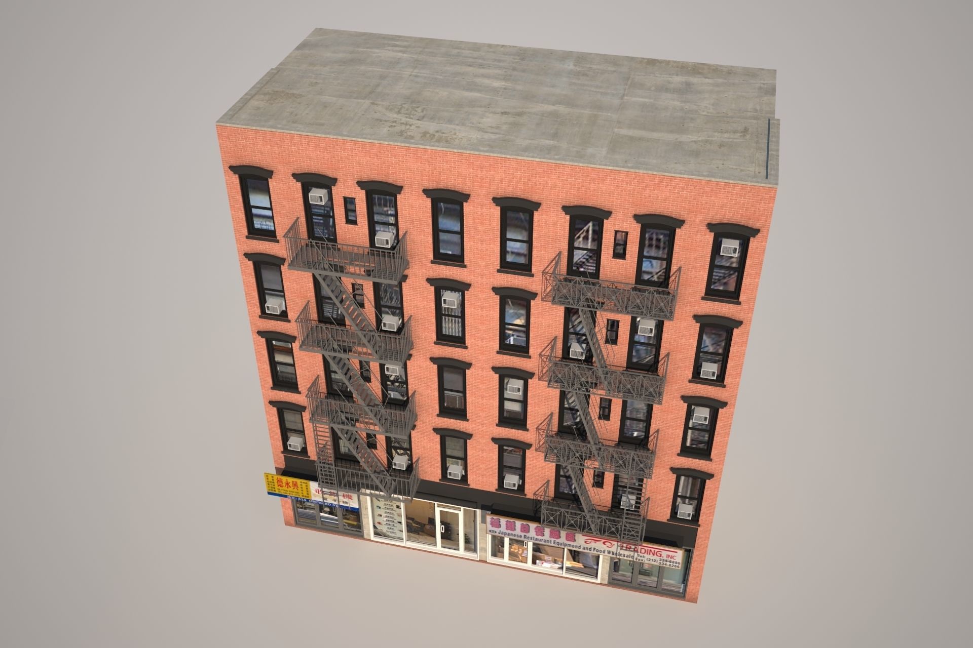Context Building Nr2 Building Orchard st  New York 3D model_6
