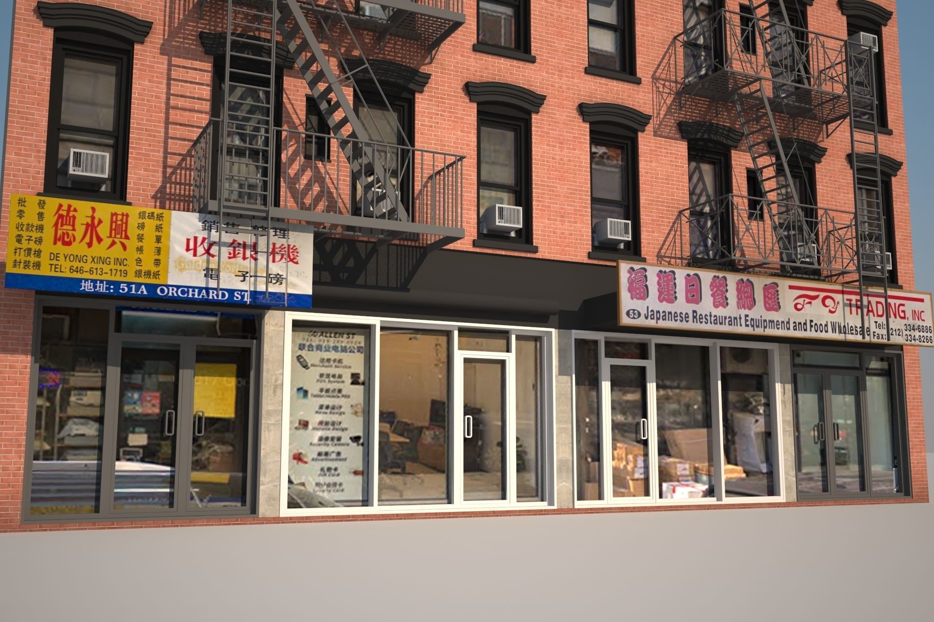 Context Building Nr2 Building Orchard st  New York 3D model_10