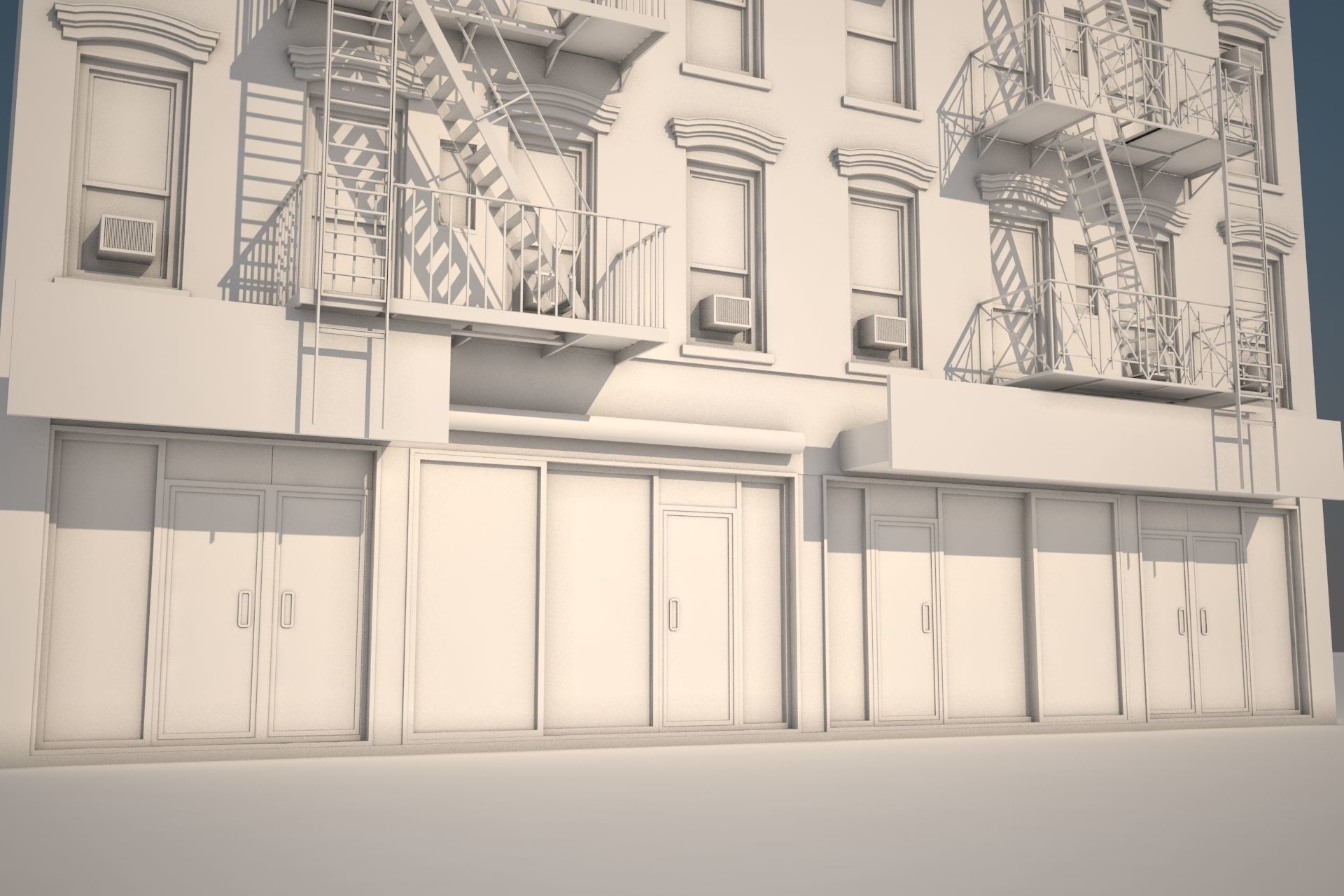 Context Building Nr2 Building Orchard st  New York 3D model_11