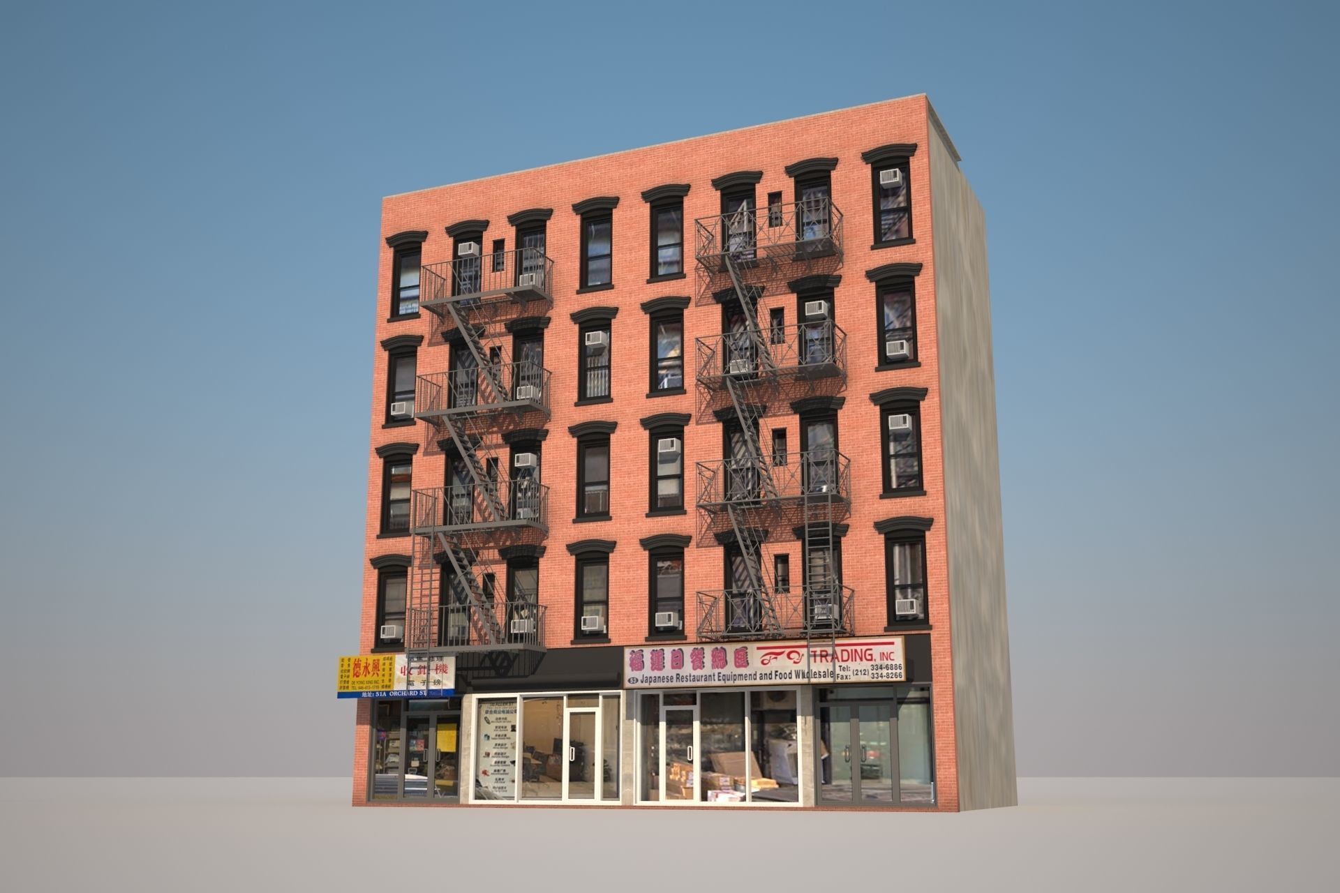 Context Building Nr2 Building Orchard st  New York 3D model_5