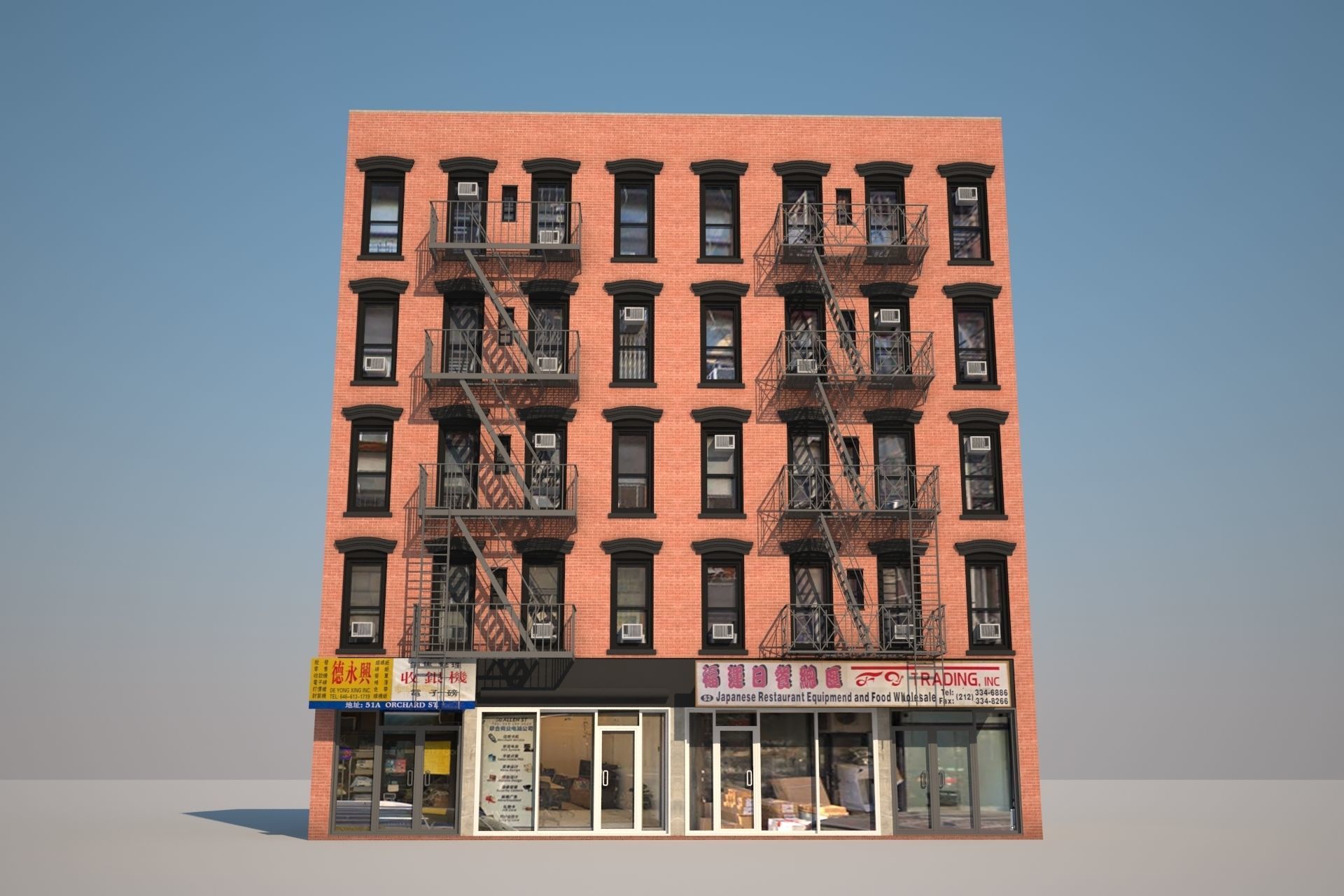 Context Building Nr2 Building Orchard st  New York 3D model_2