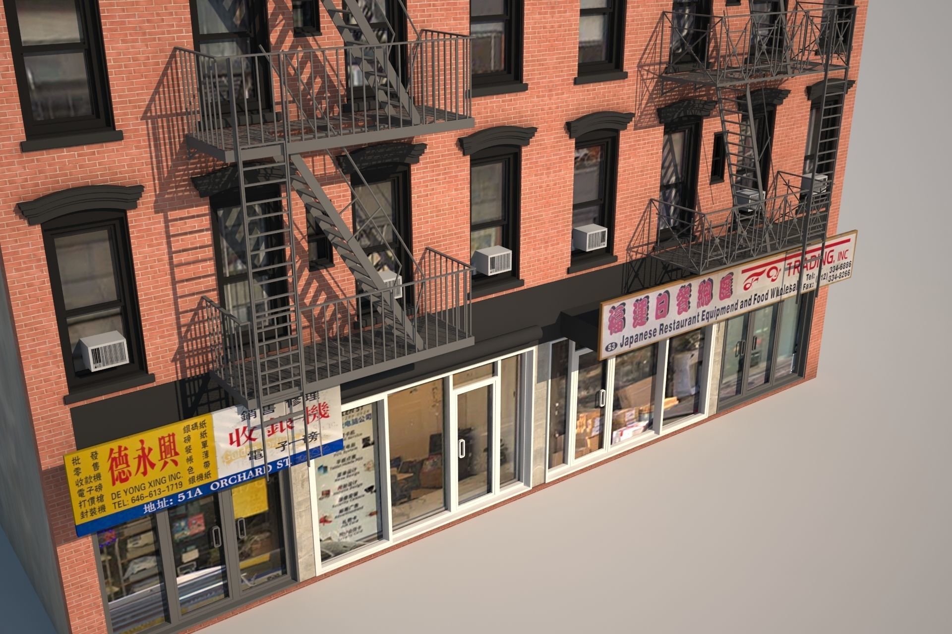 Context Building Nr2 Building Orchard st  New York 3D model_12