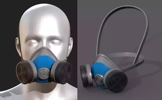 Gas mask respirator military combat 