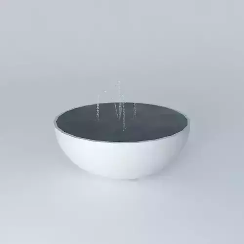 Basin with fountain Free 3D model