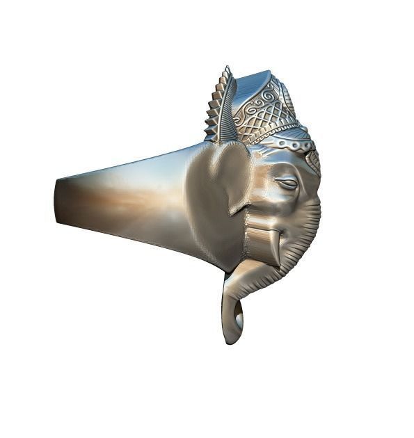 India Religion God Brahma Lord Shiva Vishnu Jewelry 3D print model_2