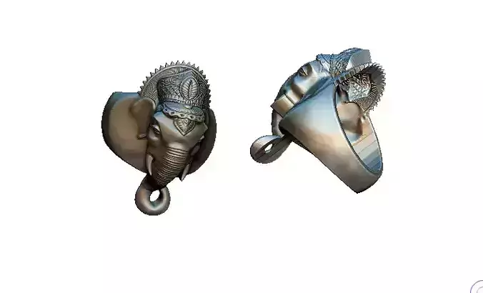 India Religion God Brahma Lord Shiva Vishnu Jewelry 3D print model