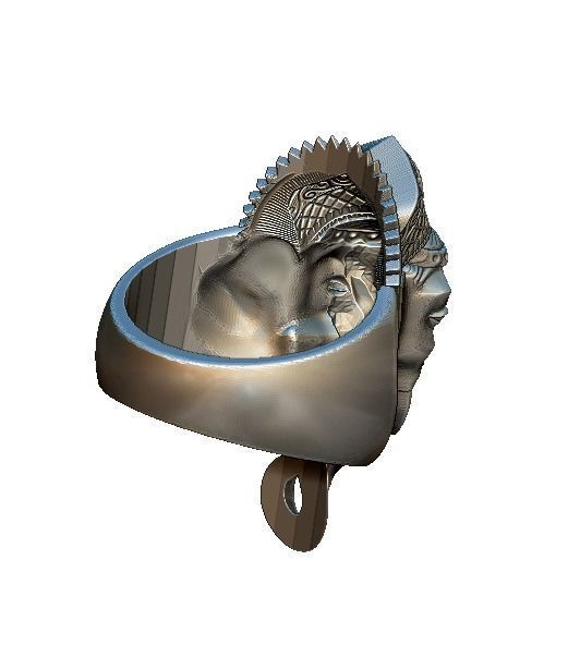 India Religion God Brahma Lord Shiva Vishnu Jewelry 3D print model_3