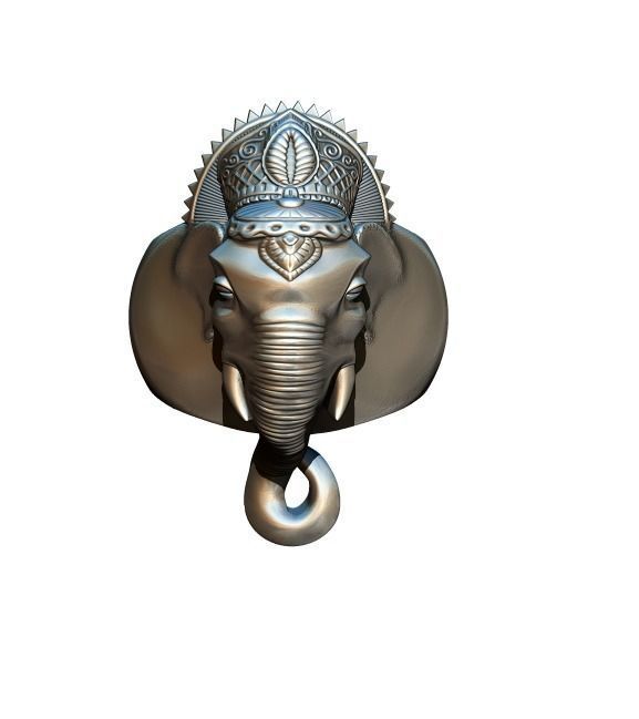 India Religion God Brahma Lord Shiva Vishnu Jewelry 3D print model_1