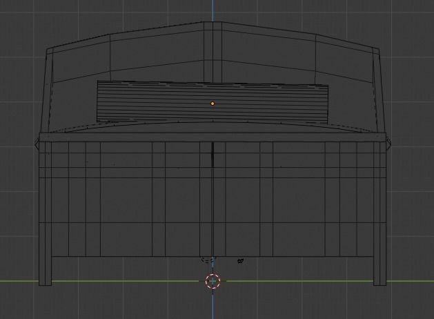 PLAIN WOODEN BED FOR DECORATION 3D model_14