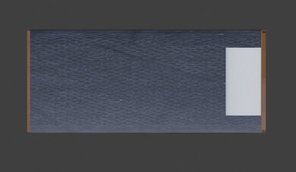 PLAIN WOODEN BED FOR DECORATION 3D model_6