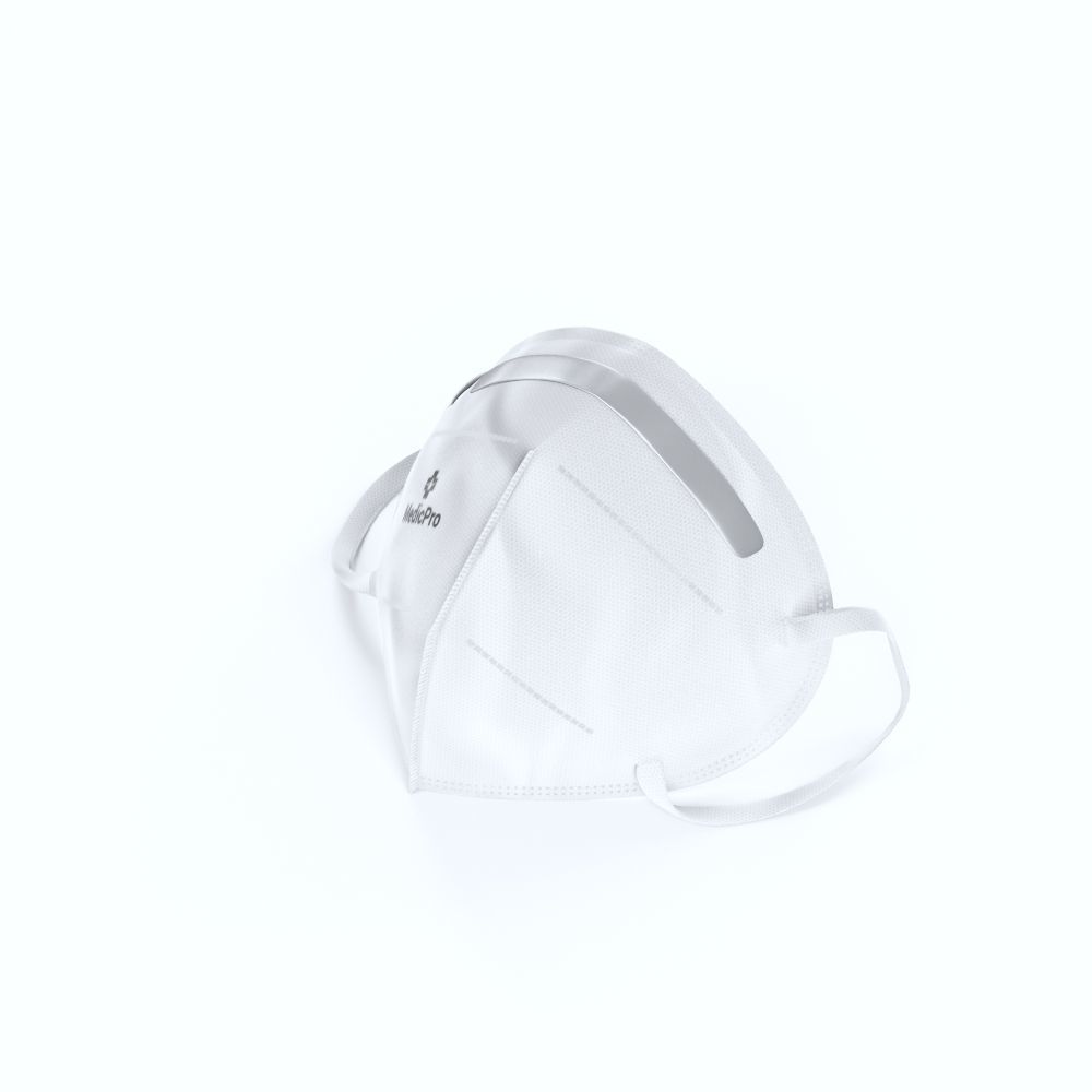 n95 mask Low-poly 3D model_9