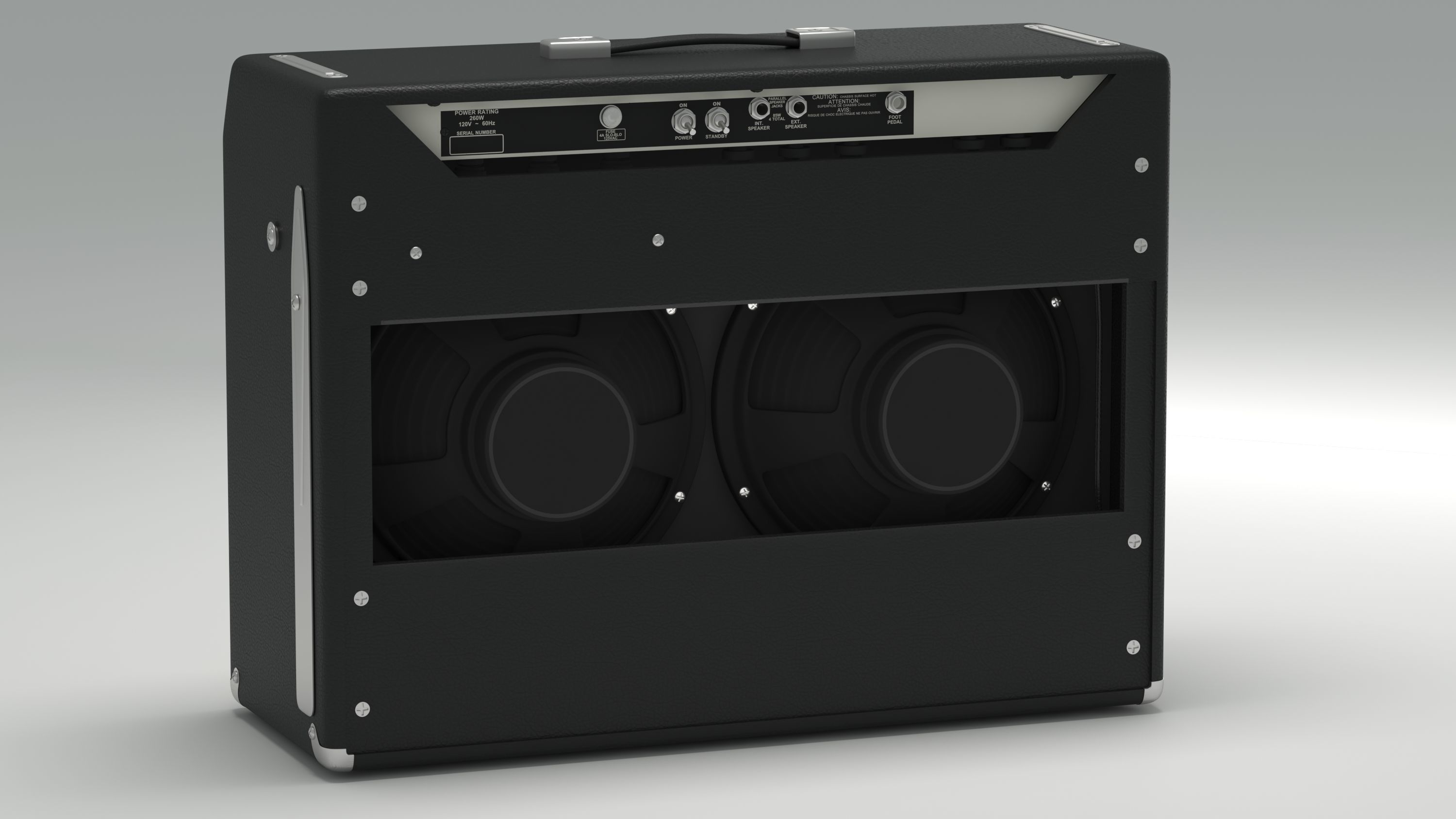 Marshall AMP Fender 65 Deluxe Reverb  3D model_2