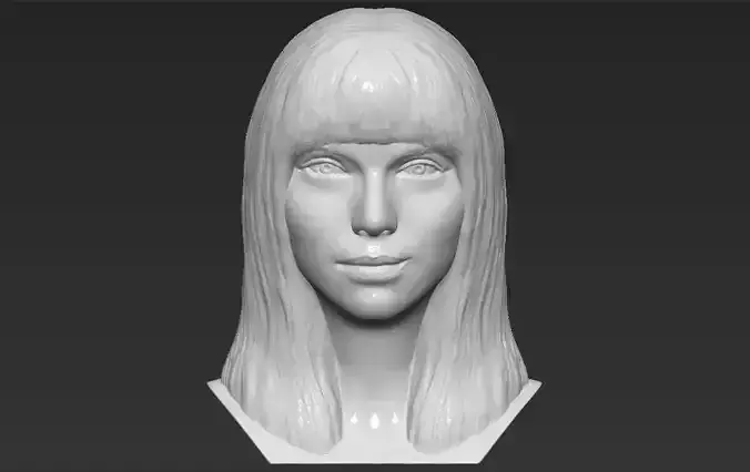 Taylor Swift bust 3D printing ready stl obj formats