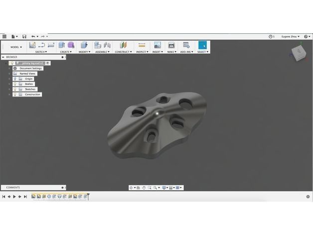 AstroX X5 Johnny FPV extended Landing Gear 3D print model_3