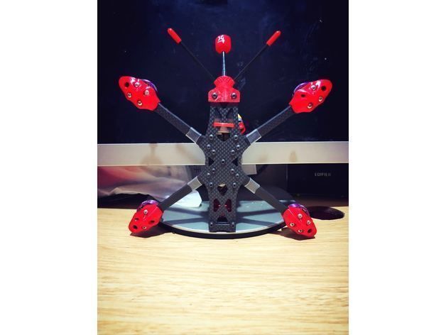 AstroX X5 Johnny FPV extended Landing Gear 3D print model_1