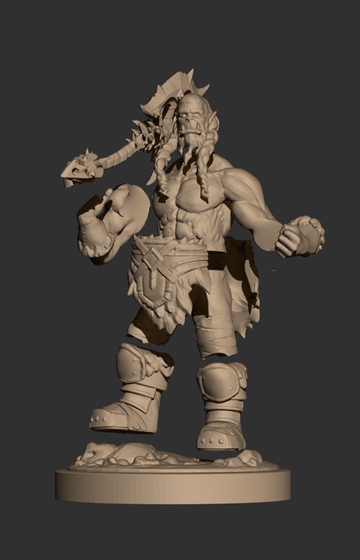 thrall figure 3D print model_1