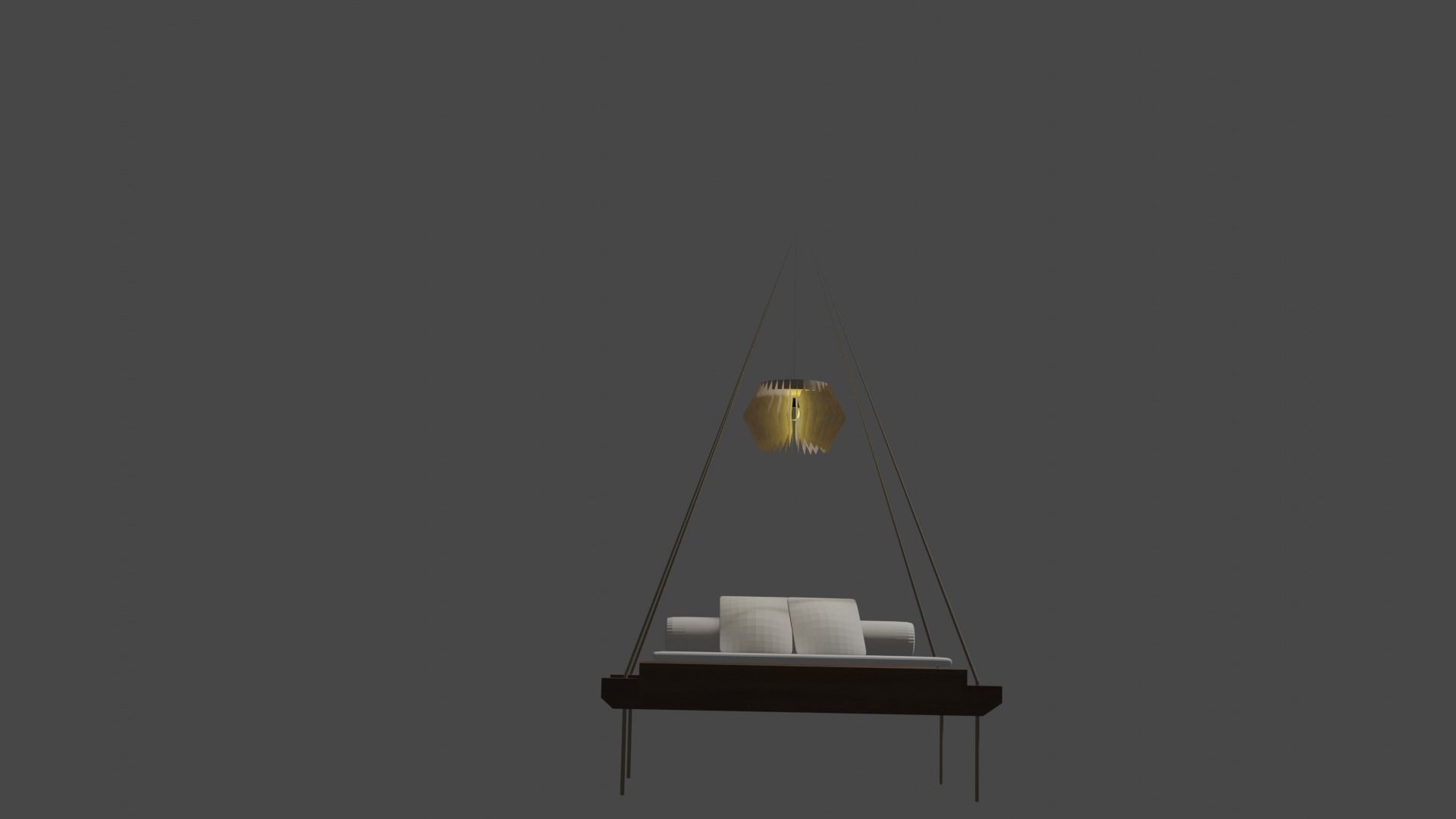 swing for garden 3D model_4