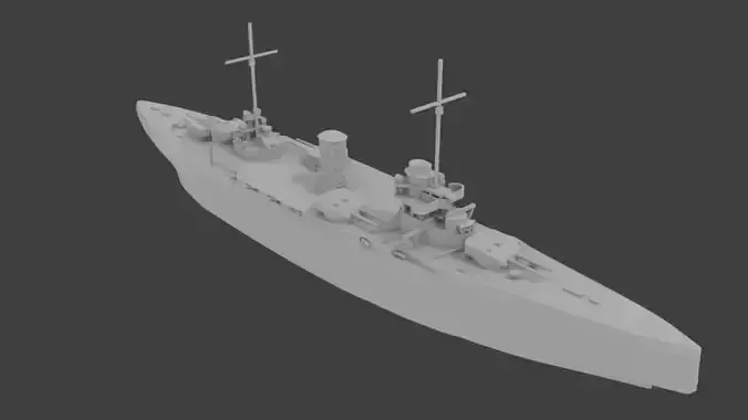 SMS Moltke  3D print model