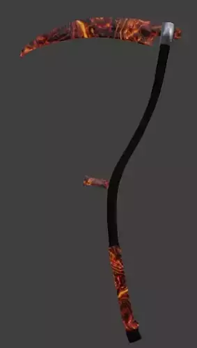 Scythe flaming