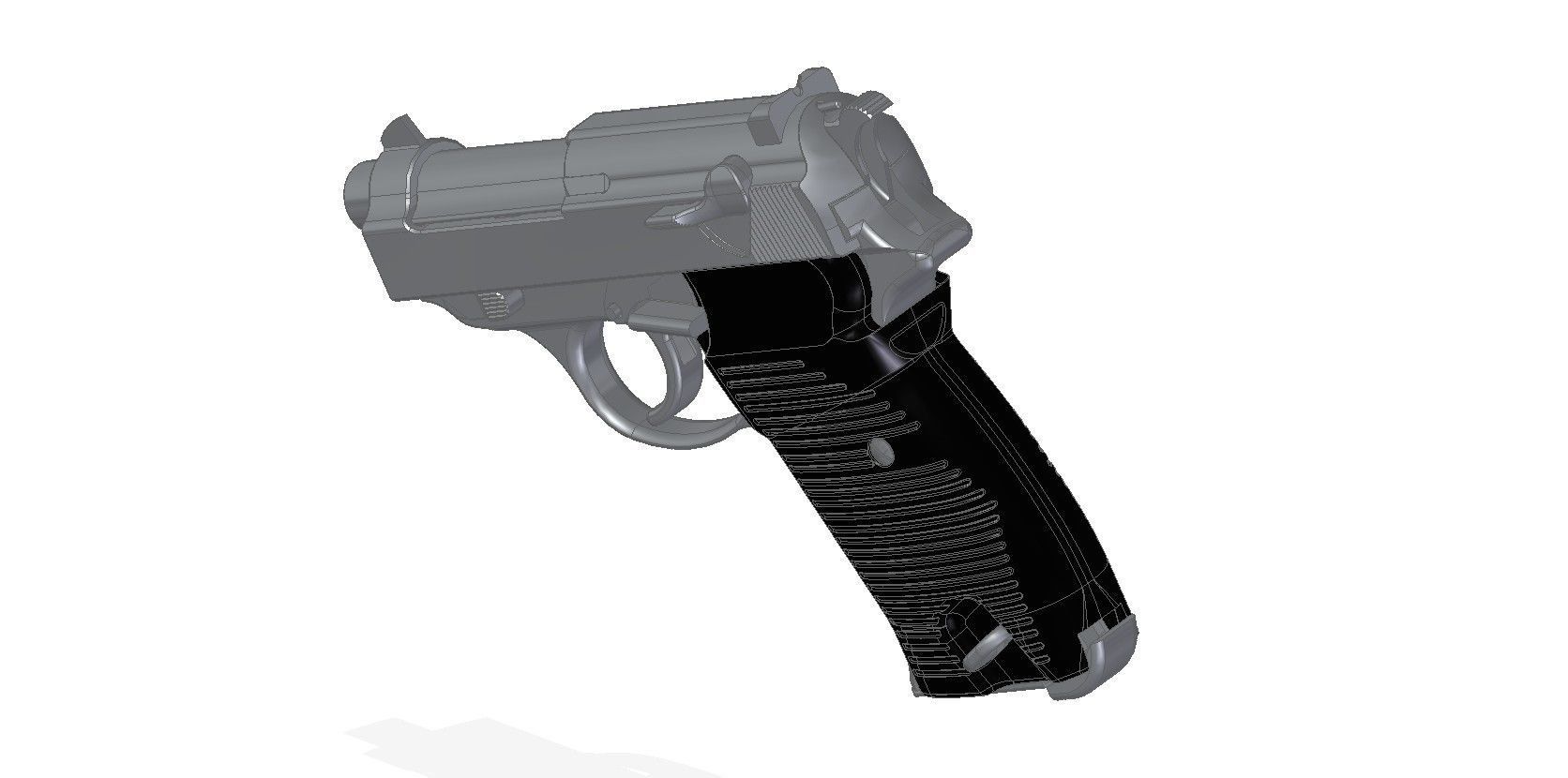 Walrher P38K 3D model_11