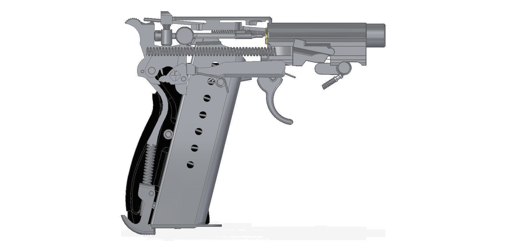 Walrher P38K 3D model_5