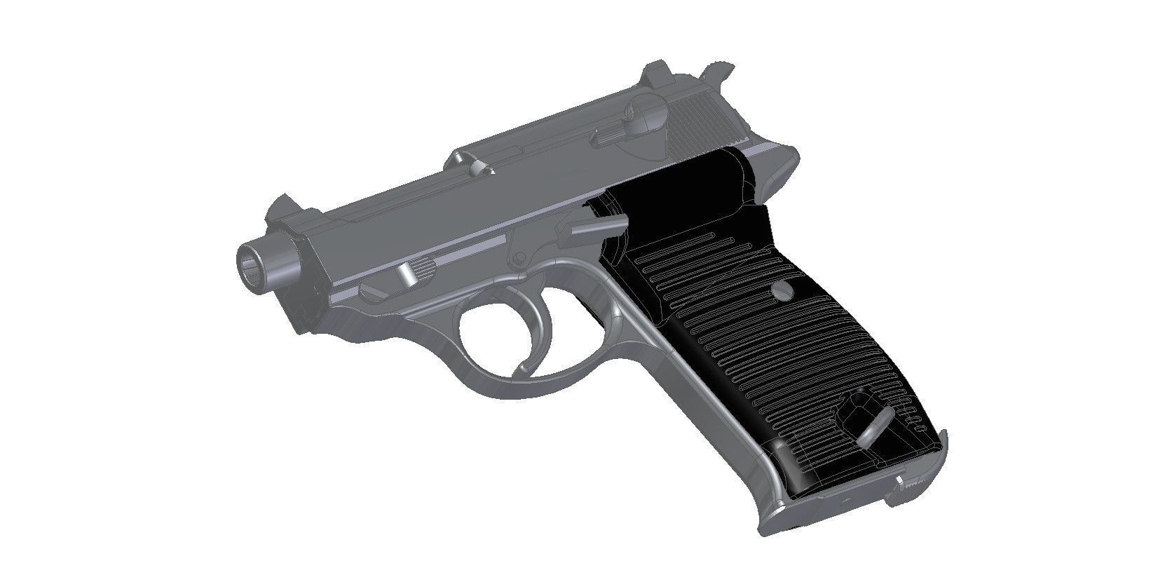 Walrher P38K 3D model_9