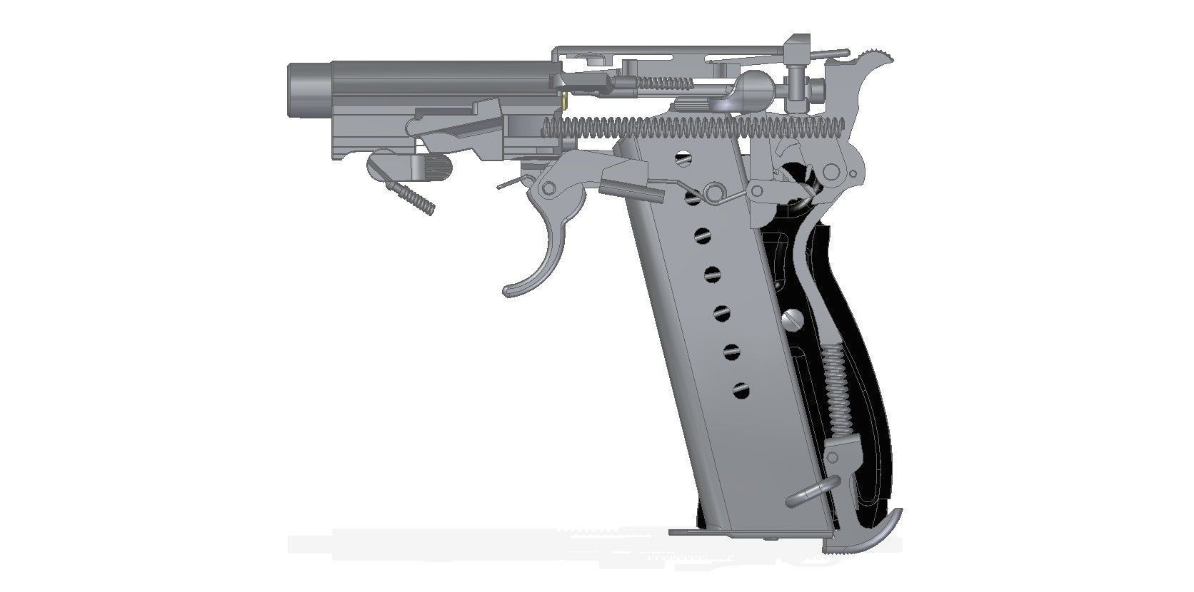 Walrher P38K 3D model_6