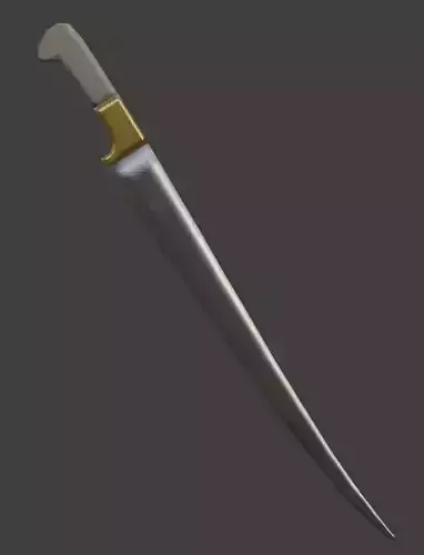 Charay sword with golden handle